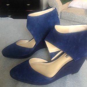 Blue suede shoes